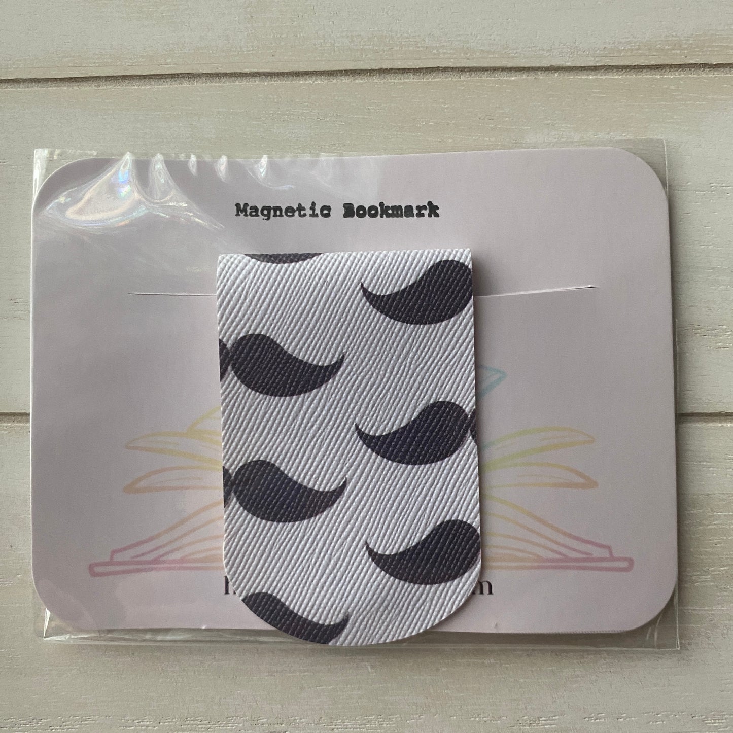 Mustache Magnetic Bookmark